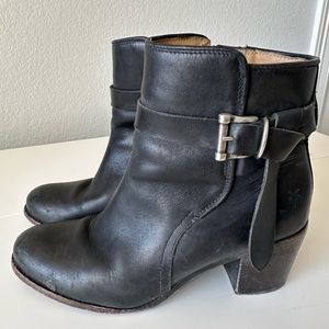 Frye ankle boots black size 10